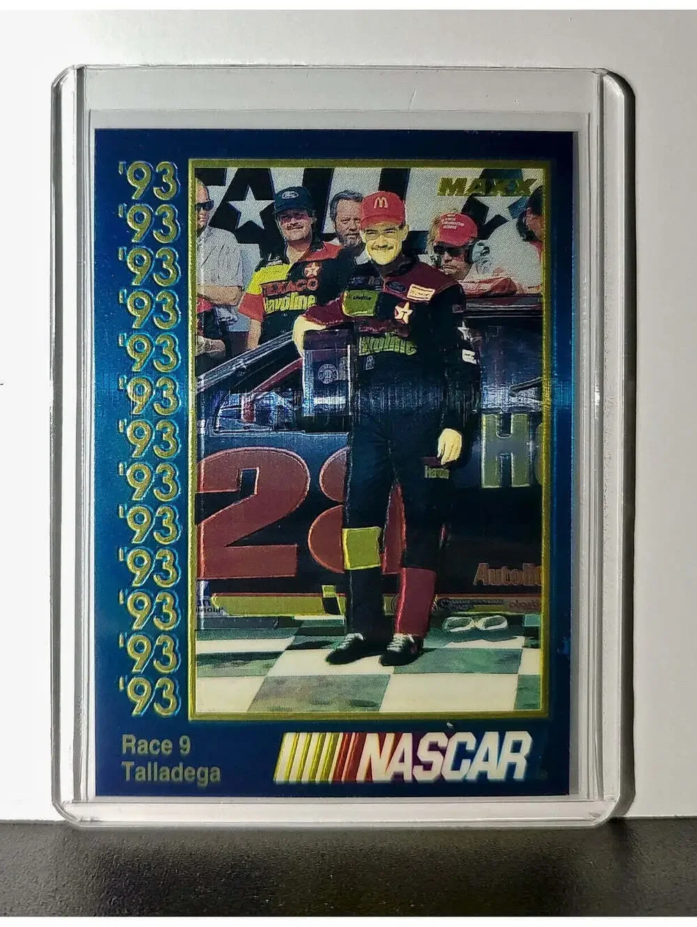 Race 9 Talledega YR 1993 Maxx Premier Plus Racing #187 NASCAR Card Robert Yates